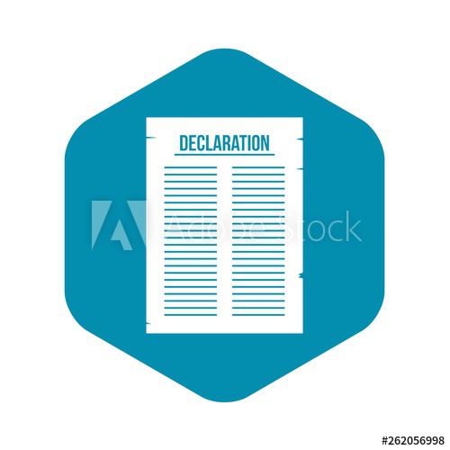 500x500 Declaration Of Independence Icon Simple Illustration