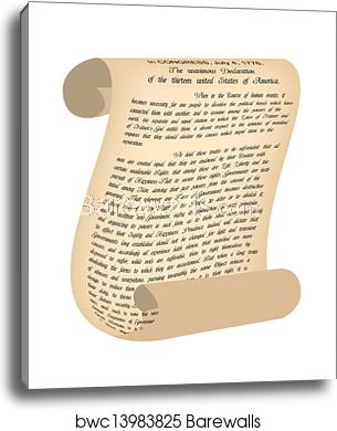 305x390 Old Paper Vector Illustration, Canvas Print Barewalls Posters