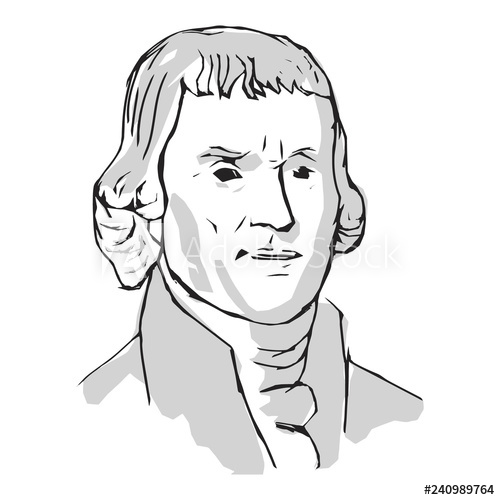 500x500 Thomas Jefferson, One Of The Authors Of The Declaration