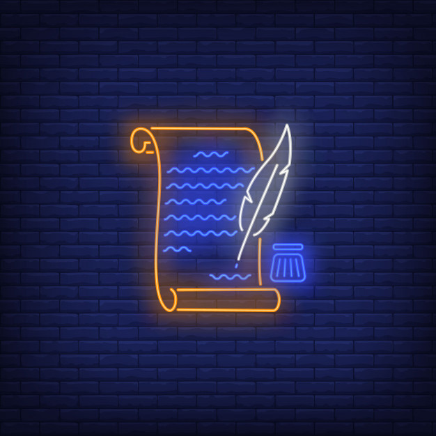 626x626 United States Declaration Of Independence Neon Sign Usa Symbol