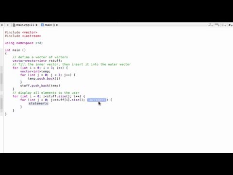 480x360 Vector Of Vectors C Programming Tutorial
