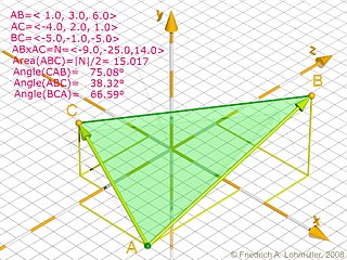 320x240 Calculations Of The Length Of The Edges Of A Triangle, The Normal