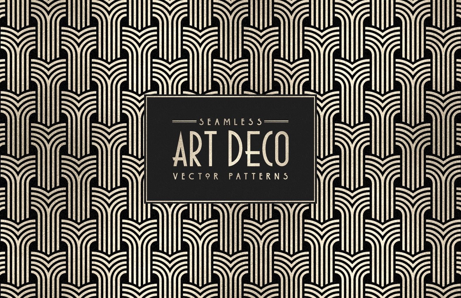 1600x1036 Seamless Art Deco Vector Patterns