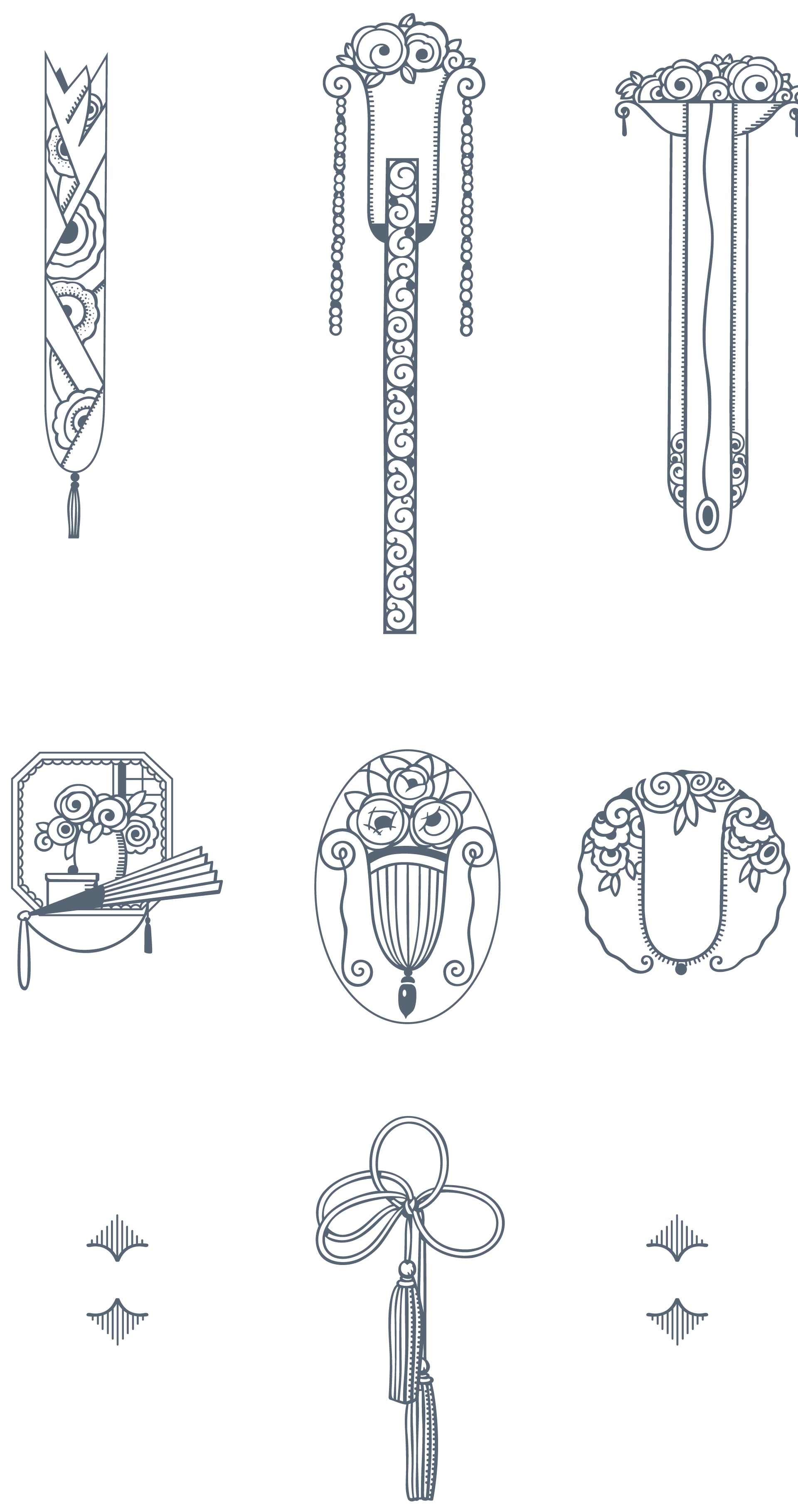 1920x3636 Ultimate Art Deco Vector Pack Decorative Frames