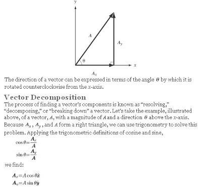 400x377 Dr Will Mccarthy's Science Site Decomposing Vectors Using Trig