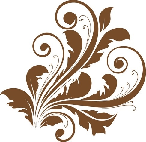 487x472 Vector Decorative Floral Design Free Vector In Encapsulated