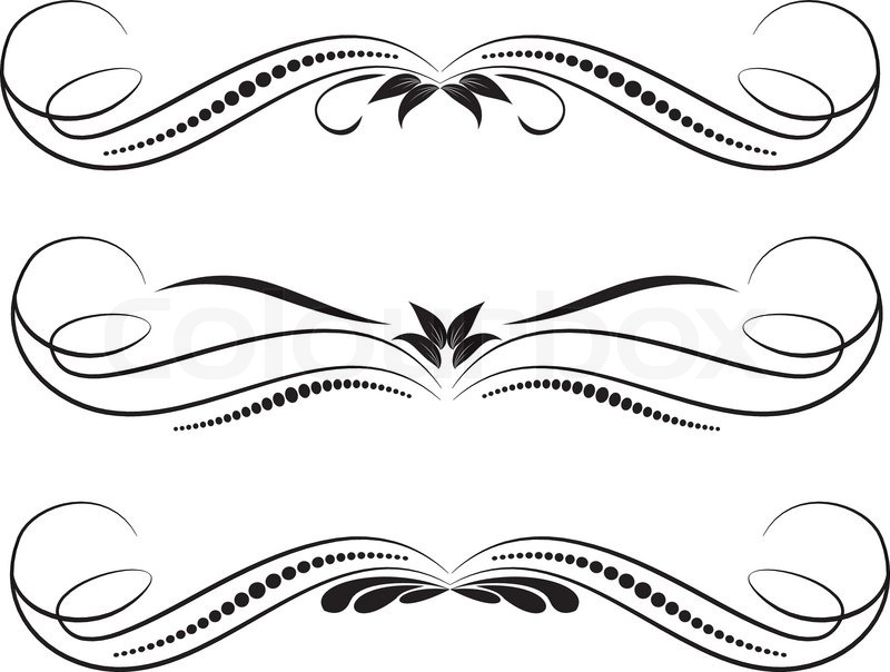 800x604 Vector Decorative Design Elements Stock Vector Colourbox