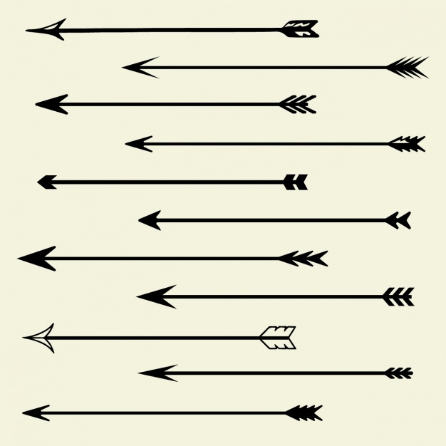 Decorative Arrows Collection Vector Free Download 626x626 Decorative Arrows Collection Vector Free Download