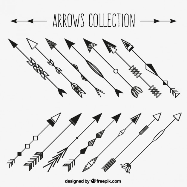 Set Of Hand Drawn Decorative Arrows Vector Free Download 626x626 Set Of Hand Drawn Decorative Arrows Vector Free Download