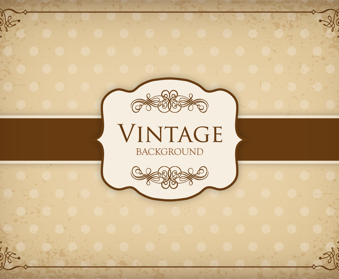 1136x936 Decorative Vintage Background Vector Art Graphics