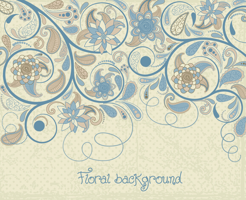 500x408 Decorative Pattern Floral Art Background Vector Free Download