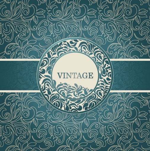 506x509 Floral Decorative Pattern Vintage Background Vector Free Vector