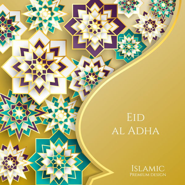 600x600 Islamic Styles Decorative Background Vector Free Download