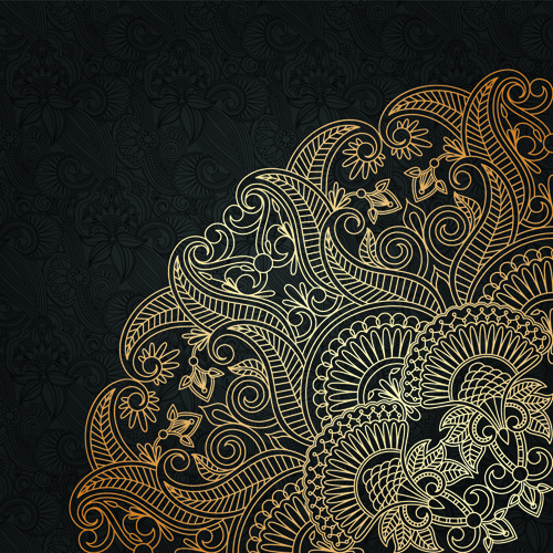 500x500 Lace Decorative Pattern Vector Background Free Download