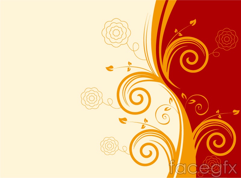800x592 Orange Decorative Background Vector Over Millions Vectors, Stock