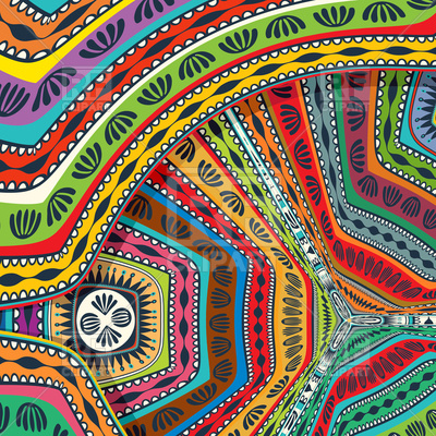 400x400 Abstract Decorative Tribal Background Vector Image Of Backgrounds