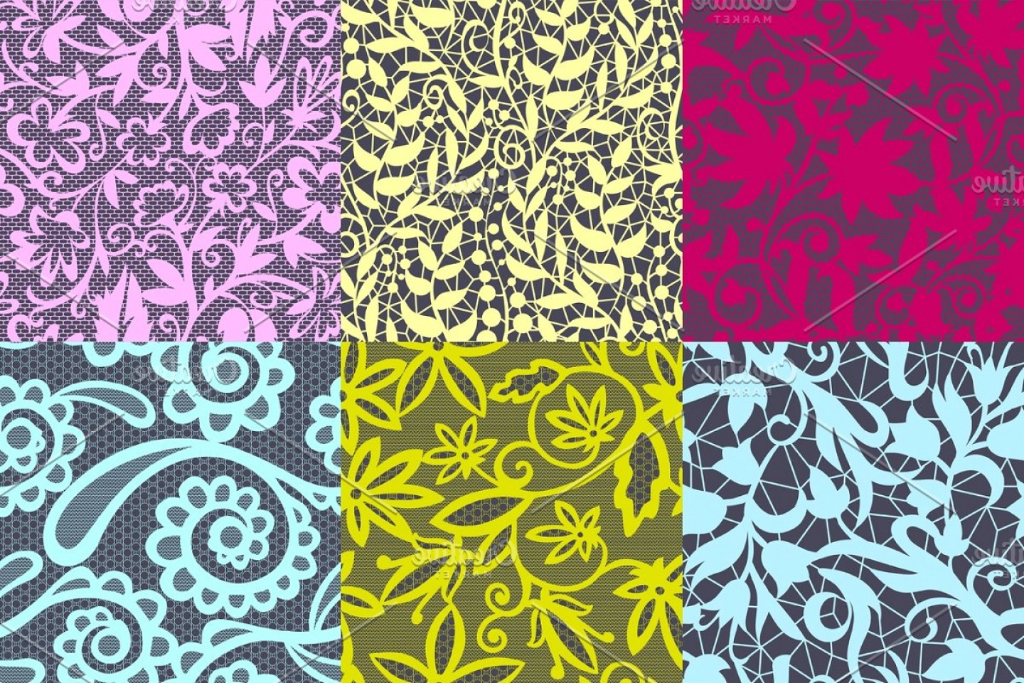 1440x960 Vintage Floral Seamless Pattern Decorative Vintage Texture Swirl