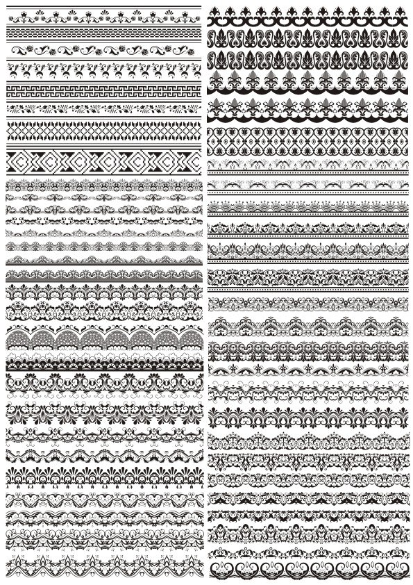 595x842 Decorative Border Vector Designs Free Vector Cdr Download
