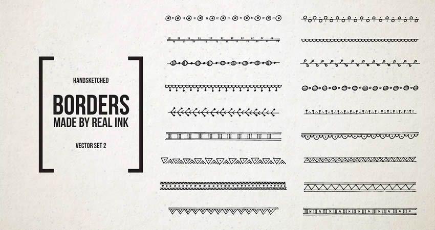 Free Ornaments, Frames Borders Vector Templates 850x450 Free Ornaments, Frames Borders Vector Templates