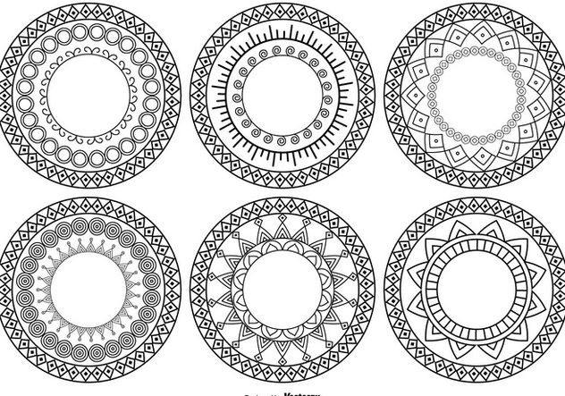 632x443 Decorative Circle Shapes Free Vector Download Cannypic
