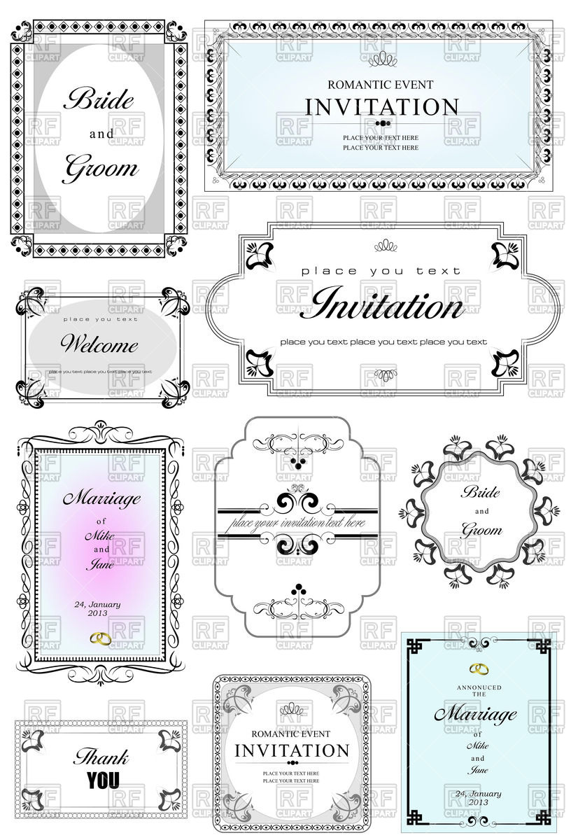 816x1200 Collection Of Ornate Frames With Ornamental Borders And Decorative