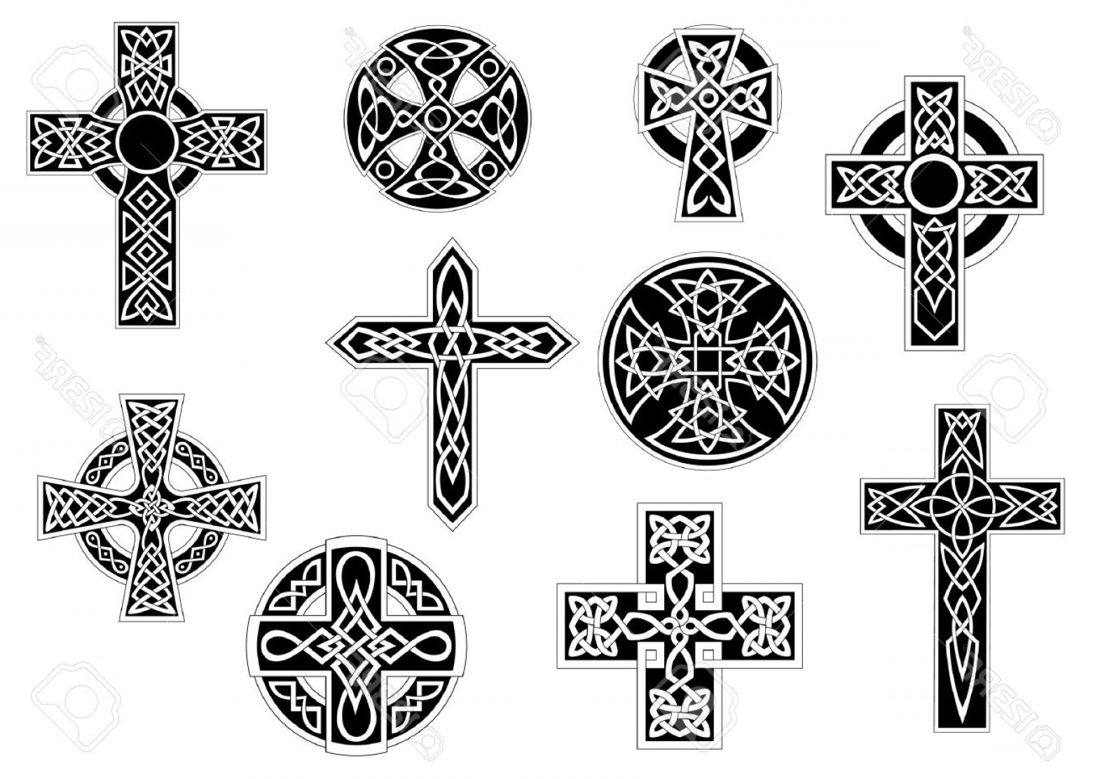 Кельтский крест вектор