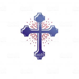 Christian Cross Decorative Emblem Heraldic Vector Design Element 300x300 Christian Cross Decorative Emblem Heraldic Vector Design Element
