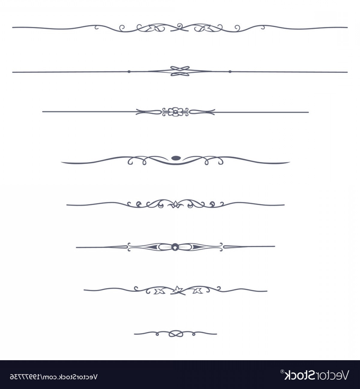 1200x1296 Set Of Decorative Text Dividers Vector Soidergi