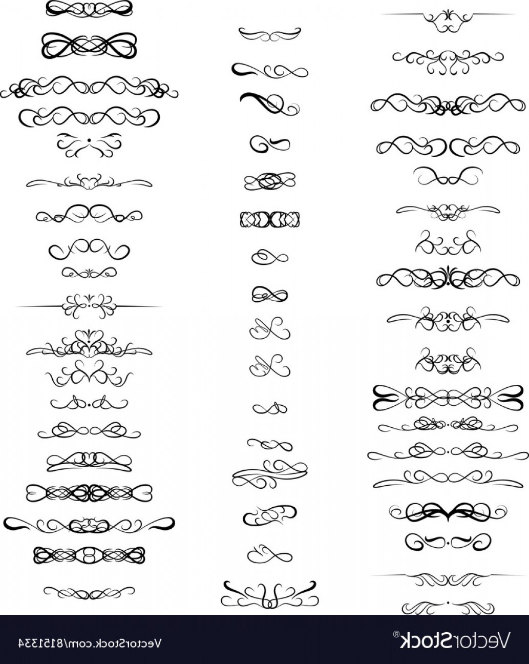 1033x1296 Text Separator Set Of Decorative