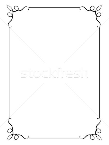450x600 Vector Decorative Frame Vector Illustration Mr Vector
