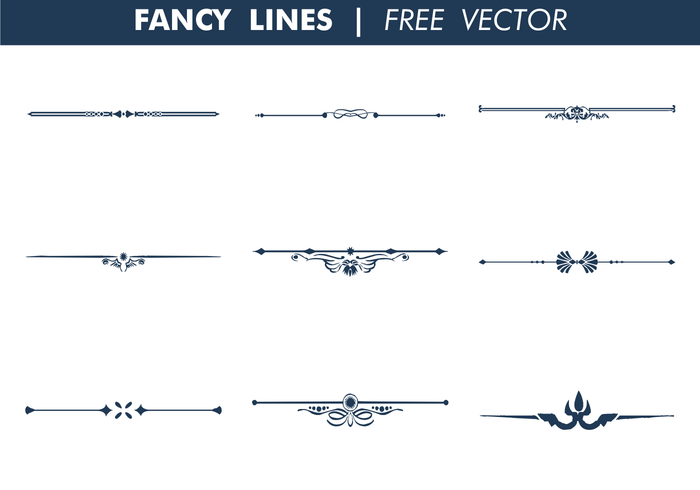 700x490 Decorative Fancy Lines Vector