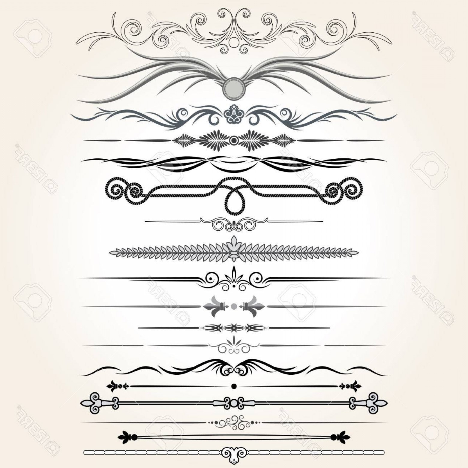 1560x1560 Decorative Line Vector Design Element Catchsplace
