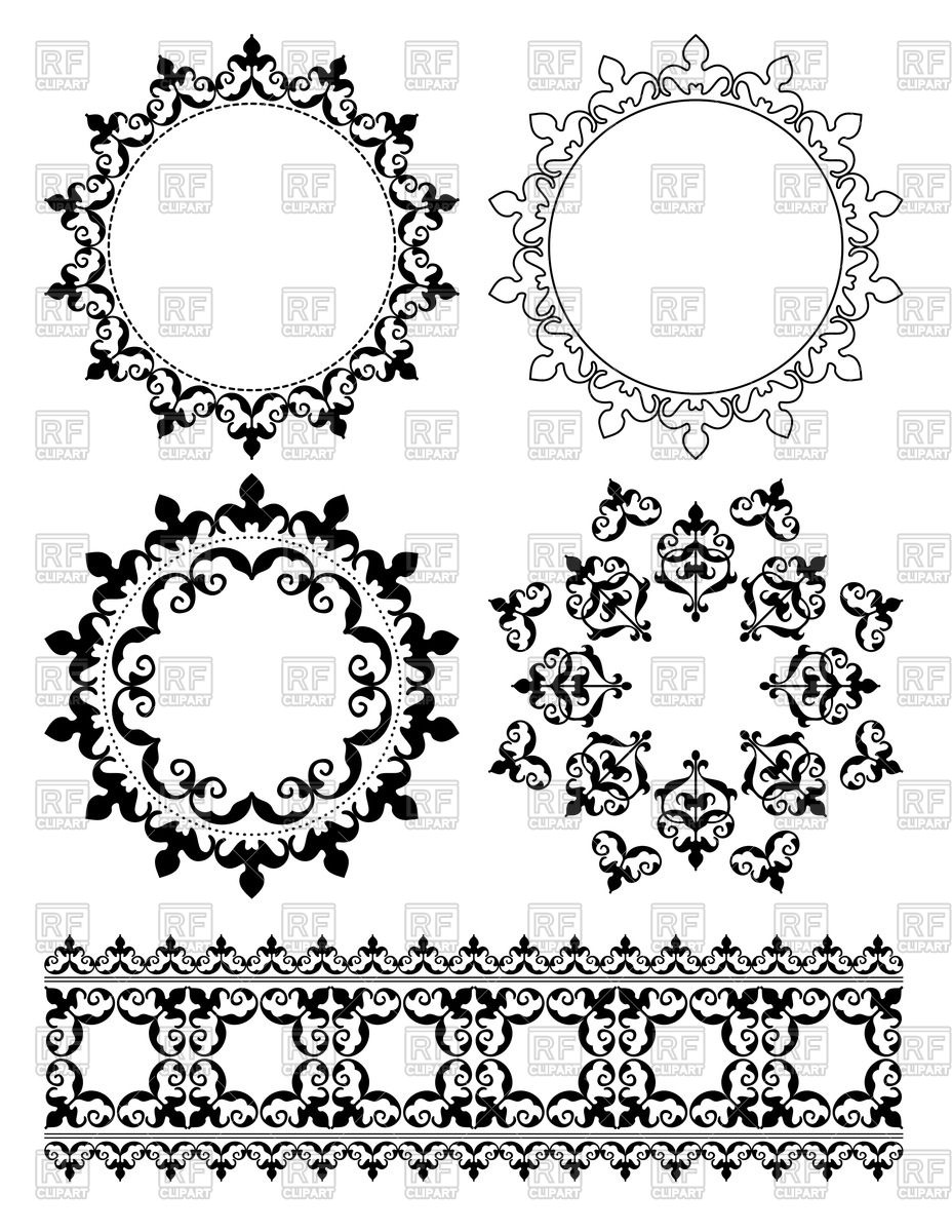 928x1200 Decorative Design Elements And Ornaments Vector Image Of Design