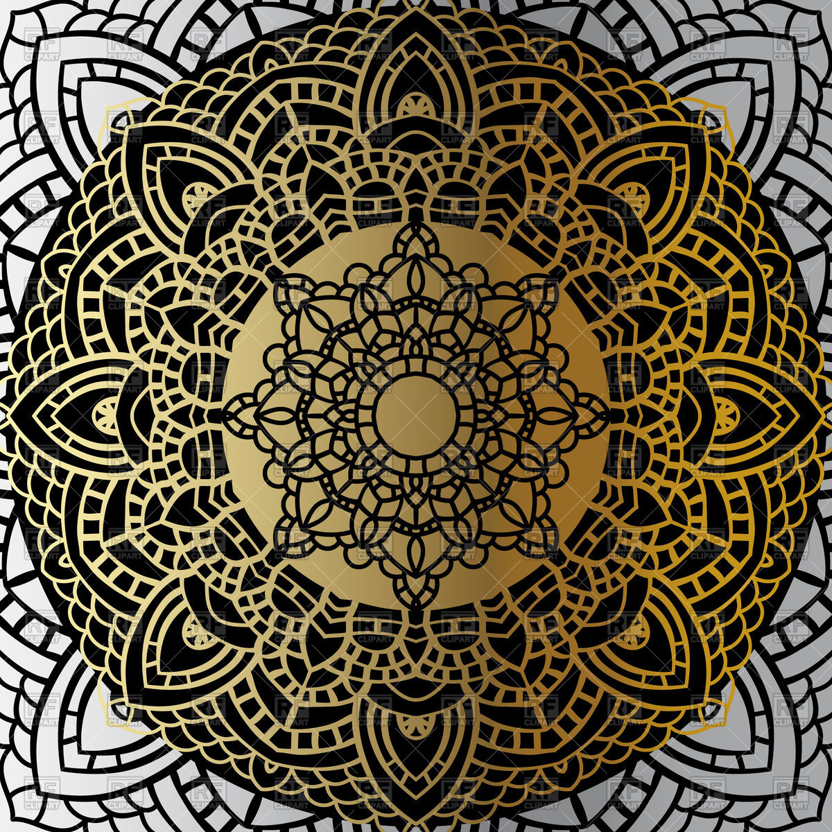 1200x1200 Mandala Indian Decorative Pattern Vector Image Of Backgrounds