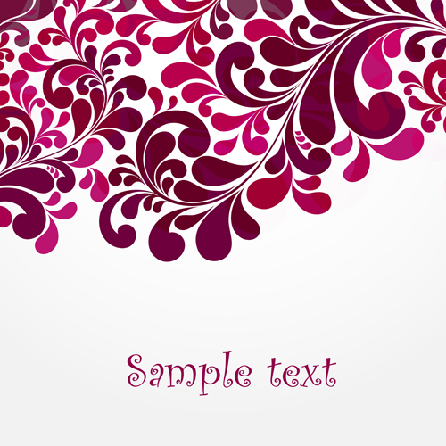 500x500 Simple Floral Decorative Pattern Vector Background Free Download