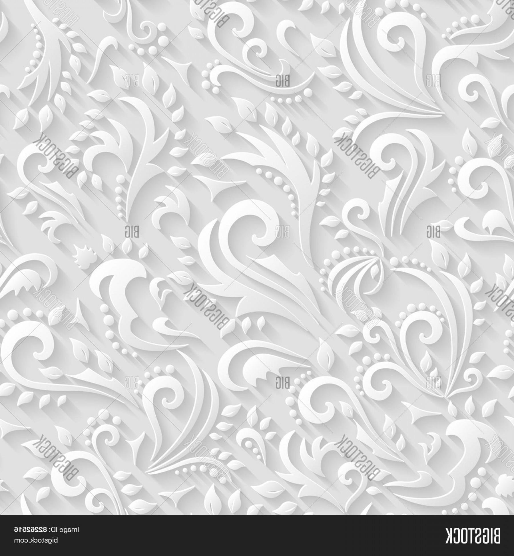 1800x1944 Stock Vector Vector Floral Victorian Seamless Background Origami D