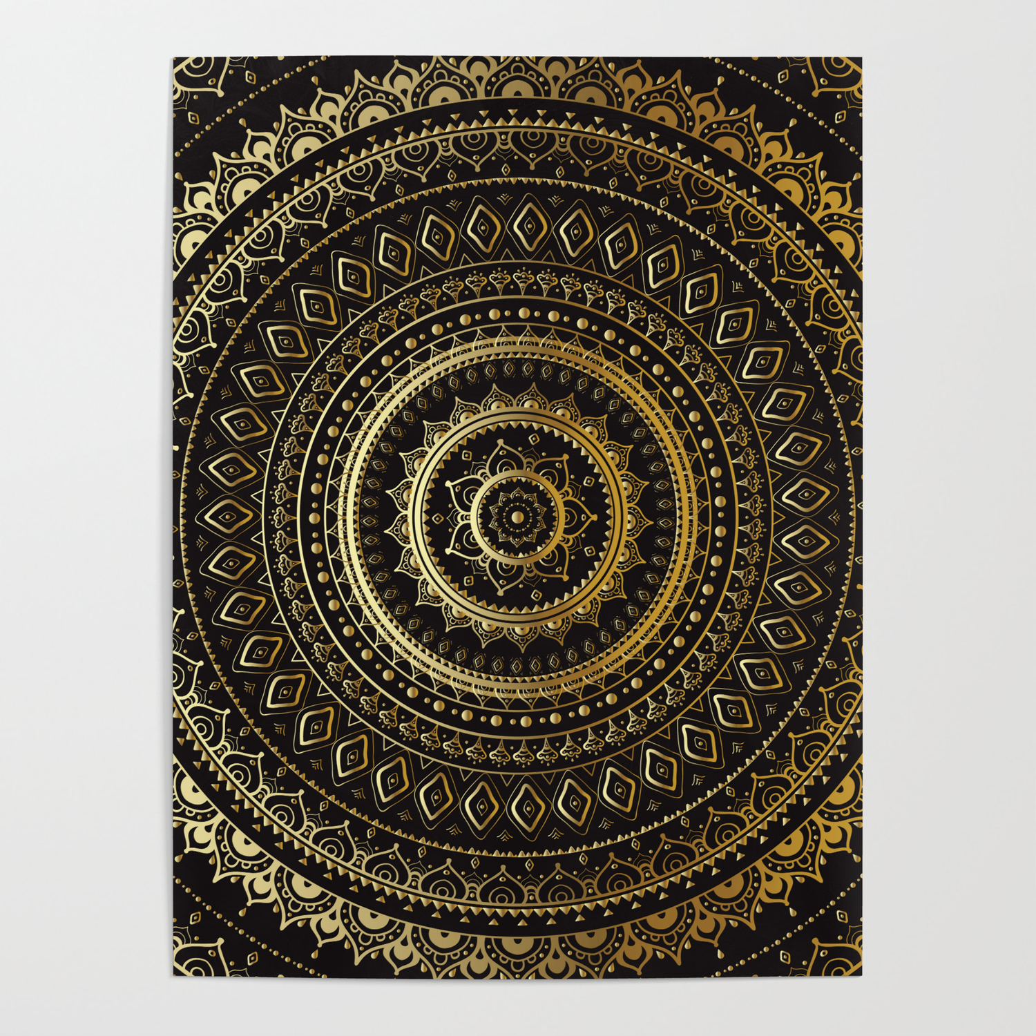 1500x1500 Vector Vintage Background Mandala Indian Decorative Pattern
