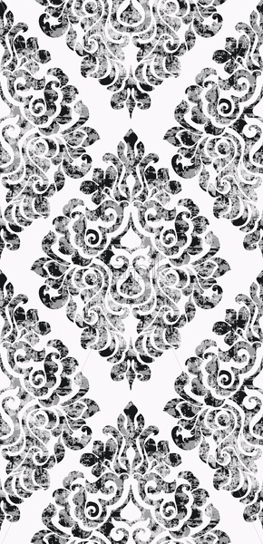 290x600 Vintage Flourish Ornament Pattern Vector Victorian Royal Texture