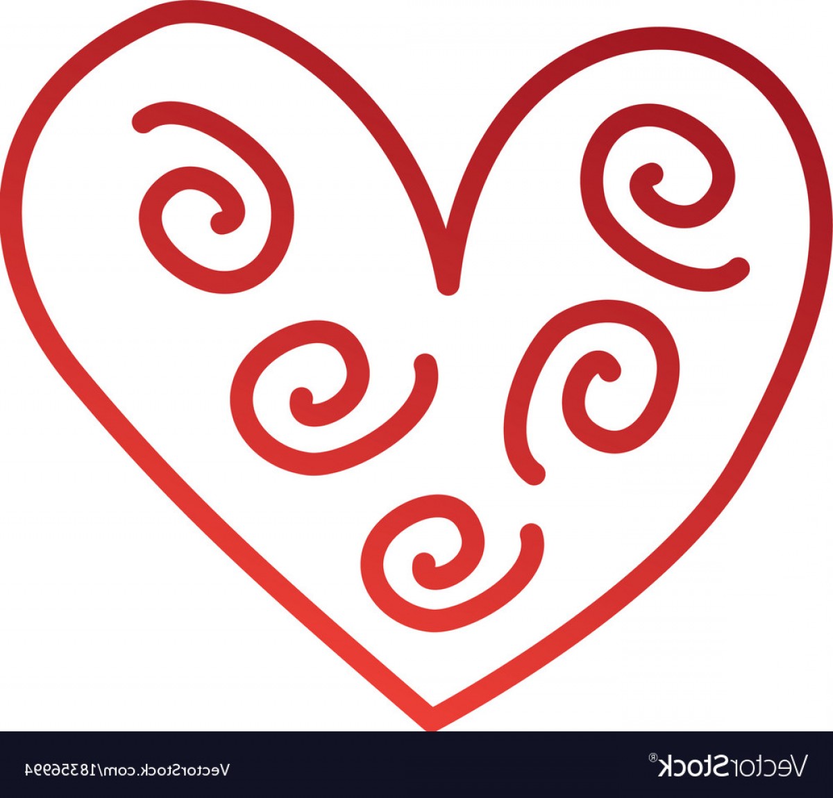 Heart Decorative Element Curly Swirls Vector Createmepink 1200x1149 Heart Decorative Element Curly Swirls Vector Createmepink
