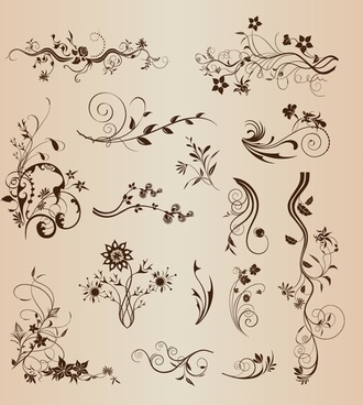 Decorative Swirls Vector Free at Vectorified.com | Collection of ...