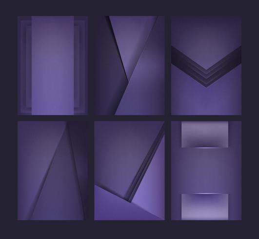 531x490 Set Of Background Designs In Deep Purple