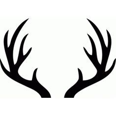 236x236 Huge Collection Of 'deer Antler Silhouette' Download More Than