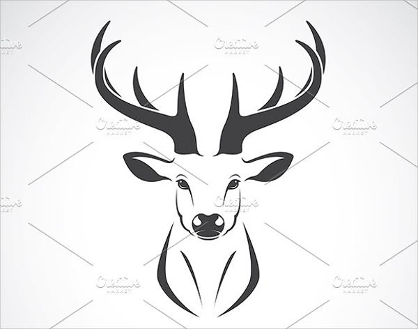 Simple Deer Drawing At Explore Collection Of Simple Deer Drawing 6451