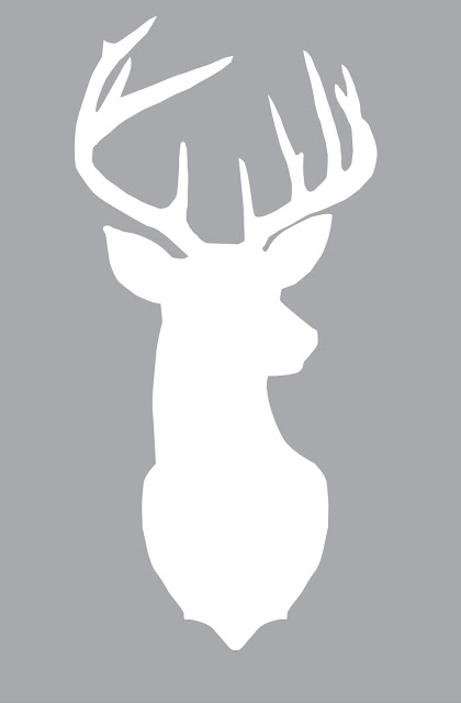 420x640 Free Vector Graphic Deer Head Silhouette