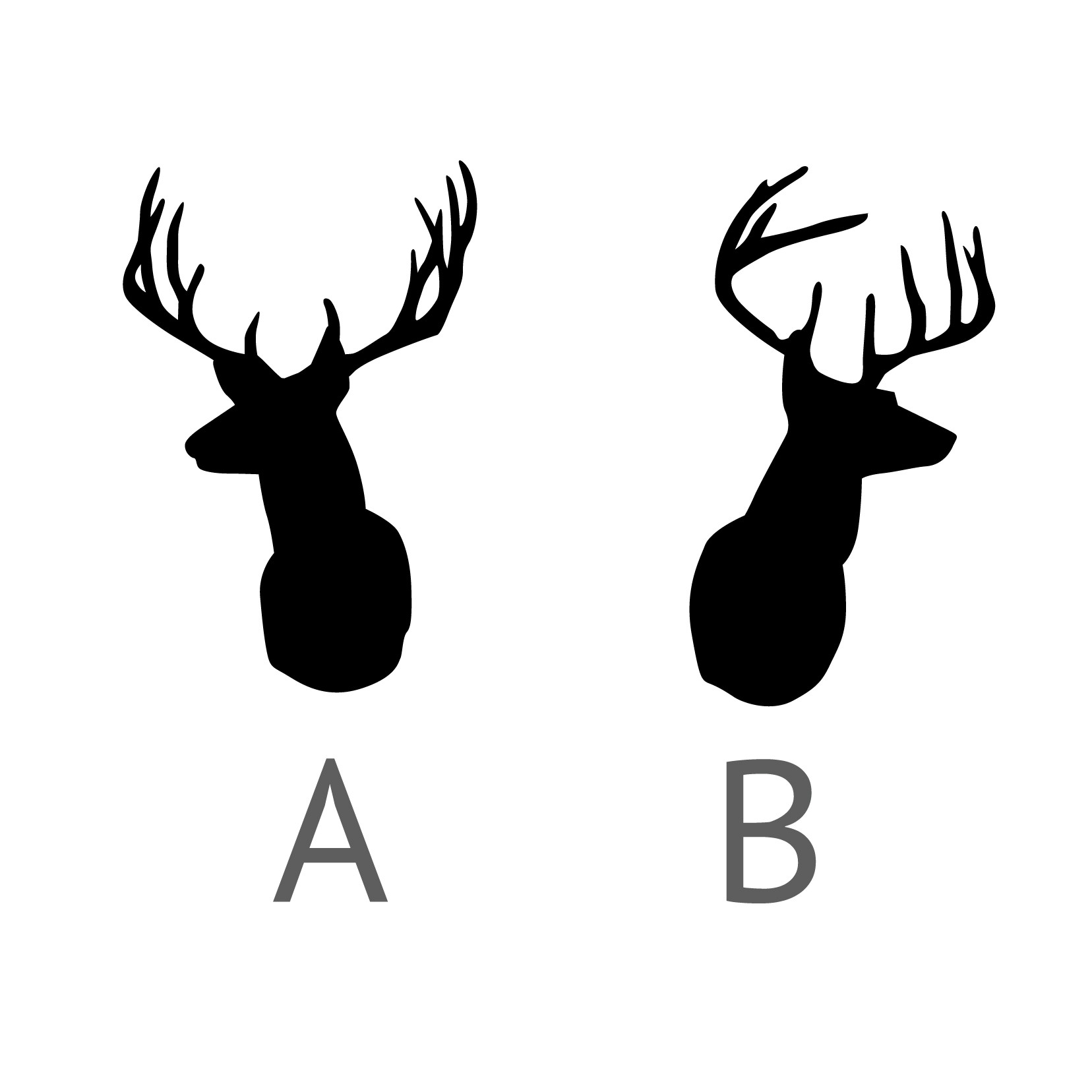 1656x1656 Deer Head Silhouette Vector