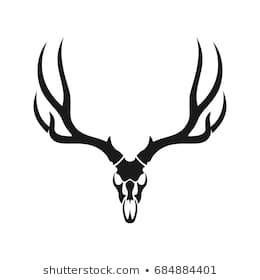 Deer Head Silhouette Vector Free at Vectorified.com | Collection of ...