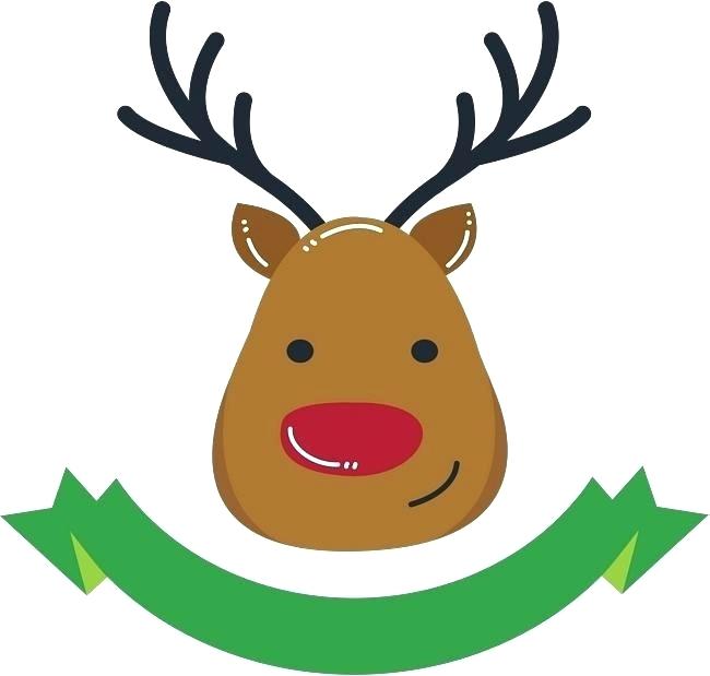 650x619 Free Deer Head Template
