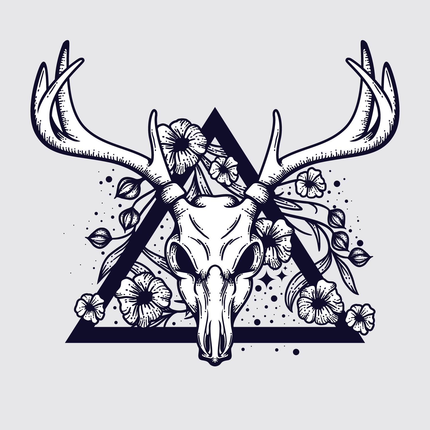 Deer Head Vector at Vectorified.com | Collection of Deer Head Vector ...