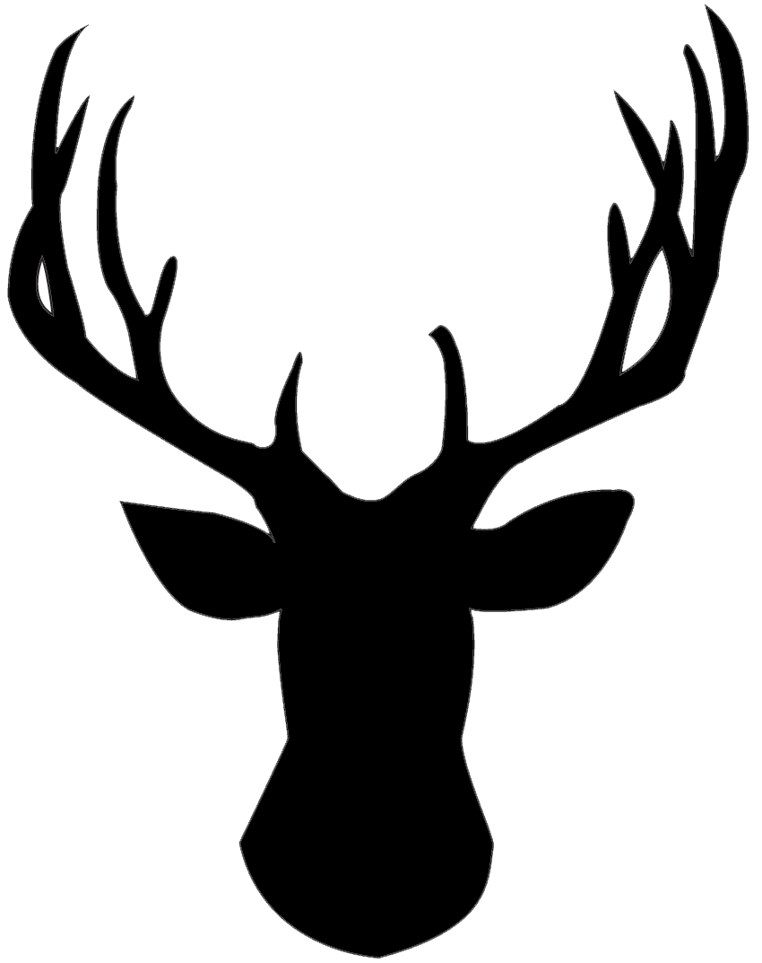 850x1073 Deer Head Silhouette Vector Clipart Images Gallery For Free
