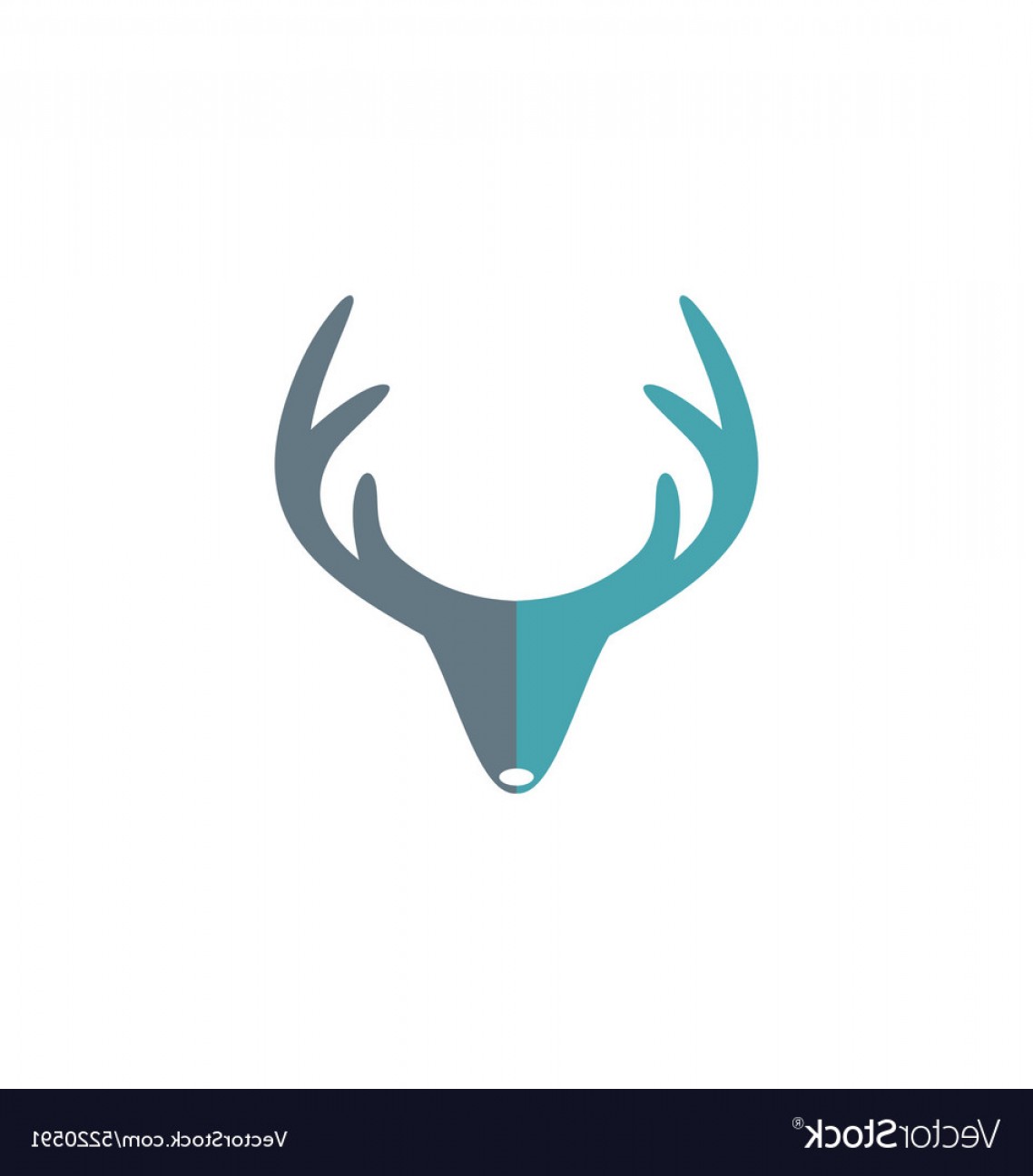Deer Horn Hunter Abstract Logo Vector Geekchicpro 1138x1296 Deer Horn Hunter Abstract Logo Vector Geekchicpro